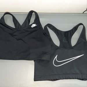Lot bundle Nike sports bras L Large black